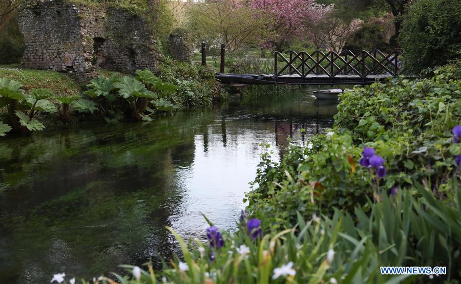 ITALY-CISTERNA-GARDEN OF NINFA