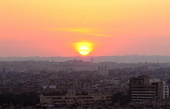 In pics: sunrise view over Aleppo city, N Syria